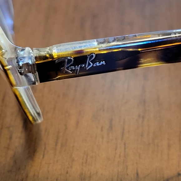 Ray Ban Tortoise Eyeglass Frames - "FRAMES ONLY" - Picture 5 of 9